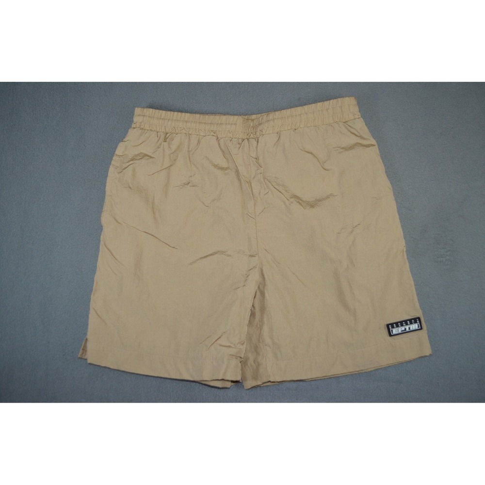 EPTM Perfect Example Mesh Lined Pocket Beige Shorts Men's Sz M 5.5"